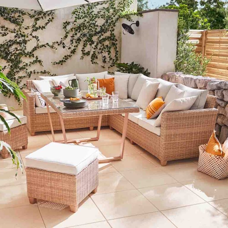 Set de muebles de jardín de aluminio Medena