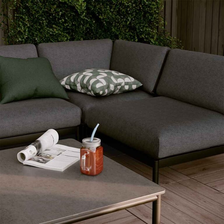 Sillón de jardín Idunn de aluminio